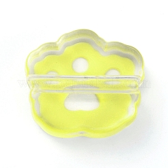Transparent Acrylic European Beads&nbsp;OACR-CJC0006-03A