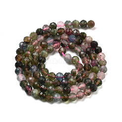 Natural Multicolor Tourmaline Beads Strands&nbsp;G-K376-A01-01