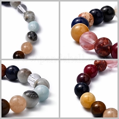 Assorted Stone Beads Bracelets&nbsp;BJEW-Q300