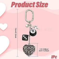 Alloy & Plastic Pendant Decorations&nbsp;HJEW-YW00442