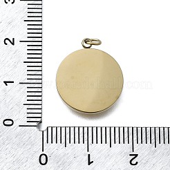 304 Stainless Steel Pendant Cabochon Settings&nbsp;STAS-H233-21G