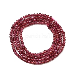 Natural Garnet Beads Strands&nbsp;G-N0213-04-2mm