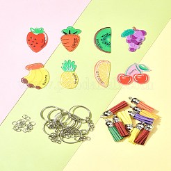 DIY Fruit Acrylic Keychain Making Kits&nbsp;DIY-FS0006-80