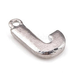 Alloy Rhinestone Letter Charms&nbsp;RB-A052-J01