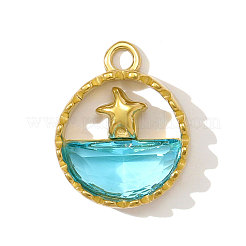 304 Stainless Steel with Cubic Zirconia Pendants&nbsp;STAS-OY005-49G