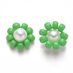 Glass Seed Beads Charms&nbsp;FIND-R086-05B