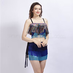 Polyester Tinsel Tassel Trimming&nbsp;OCOR-WH0070-24