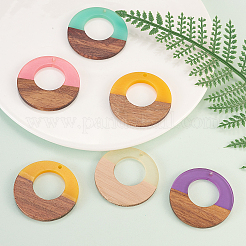 Resin & Wood Pendants&nbsp;RESI-CJ0002-01