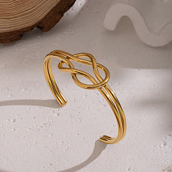 Classic 304 Stainless Steel Open Cuff Bangles for Women&nbsp;KS3357