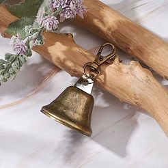 Iron Bell Pendants Decoration&nbsp;HJEW-JM02226
