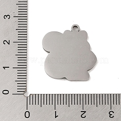Non-Tarnish 201 Stainless Steel Pendants&nbsp;STAS-C095-11P