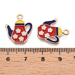 Alloy Enamel Pendants&nbsp;X-ENAM-T020-46-RS