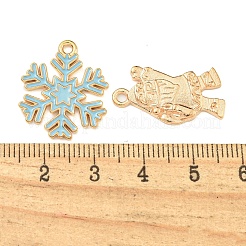 20Pcs Christmas Theme Alloy Enamel Pendants&nbsp;FIND-U010-10