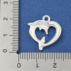 Alloy Micro Pave Clear Cubic Zirconia Pendants&nbsp;FIND-Z061-04S-02