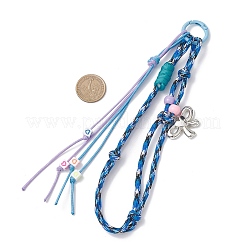 5Pcs 5 Colors Polyester & Spandex Cord Ropes Pendant Decorations&nbsp;HJEW-JM04291