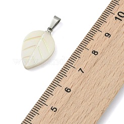 Natural Freshwater Shell Carved Pendants&nbsp;PALLOY-JF05288-02