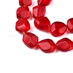 Frosted Glass Beads Strands&nbsp;GLAA-T023-30A