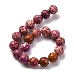 Dyed Natural Regalite/Imperial Jasper/Sea Sediment Jasper Beads Strands&nbsp;G-B124-C03-09