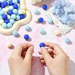 Rubberized Style Opaque Acrylic Beads&nbsp;MACR-CJC0009-02D