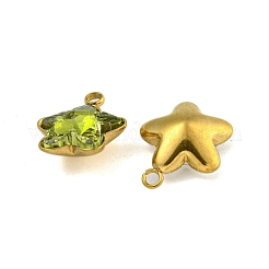 Ion Plating(IP) 304 Stainless Steel Charms&nbsp;STAS-U007-15G
