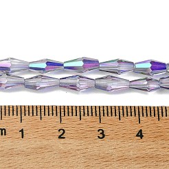 Transparent Electroplate Glass Beads&nbsp;X1-GLAA-K064-05A-HR01