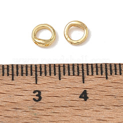 Brass Ring Charm Connectors&nbsp;KK-CBA50B0-24G