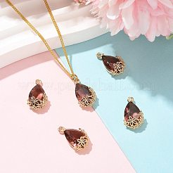 Transparent Glass Pendants&nbsp;GLAA-FZ0001-02E
