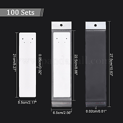 Rectangle Necklace Display Sets Cardboard Paper Cards&nbsp;NDIS-NB0001-03