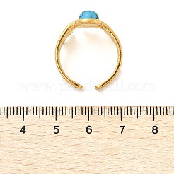 Natural Turquoise Finger Rings&nbsp;LS-RJEW-Q006-01E-G