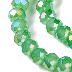 Baking Electroplate Glass Beads Strands&nbsp;LS-DGLA-A039-J6MM-B03