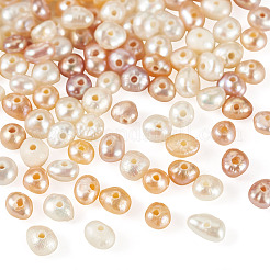 100Pcs 4 Colors Natural Cultured Freshwater Pearl Beads&nbsp;PEAR-TA0001-55