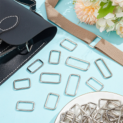 75Pcs 5 Styles Iron Linking Rings&nbsp;IFIN-NB0001-62