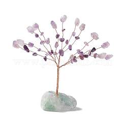 Natural Amethyst Tree Display Decoration&nbsp;DJEW-G027-11RG
