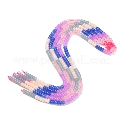 Gradient Color Natural White Jade Beads Strands&nbsp;G-NH0053-A02-01