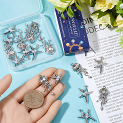 20Pcs 2 Styles Alloy Resin Pendants&nbsp;FIND-SC0013-38