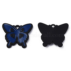 Spray Painted Alloy Enamel Pendants&nbsp;X-ENAM-N060-02