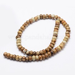 Natural Picture Jasper Beads Strands&nbsp;G-D840-04