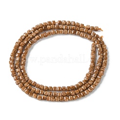 Synthetic Goldstone Beads Strands&nbsp;G-F748-P02-01