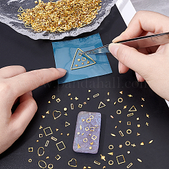 6Bags 6 Style Brass Cabochons&nbsp;MRMJ-CA0001-16