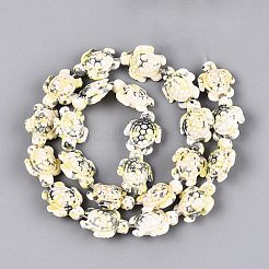 Synthetic Turquoise Dyed Beads Strands&nbsp;G-P507-05E