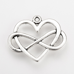 Tibetan Style Alloy Pendants&nbsp;X-TIBEP-Q078-39AS-NR