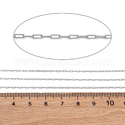 304 Stainless Steel Paperclip Chains&nbsp;CHS-M009-07P-03