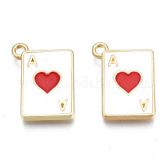 Rack Plating Alloy Enamel Pendants&nbsp;PALLOY-N172-009