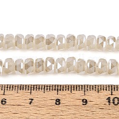 Electroplate Imitation Jade Glass Beads Strands&nbsp;EGLA-N022-05B-B02