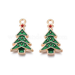Christmas Alloy Enamel Pendants&nbsp;X-ENAM-Q442-65