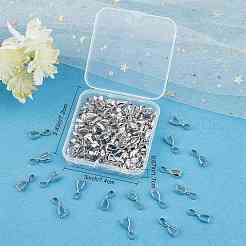 120Pcs Brass Ice Pick Pinch Bails&nbsp;FIND-SC0003-01P