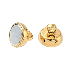 Disc Brass Magnetic Clasps&nbsp;KK-B160-37G