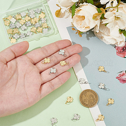40Pcs 2 Colors Brass Charms&nbsp;KK-BC0014-04