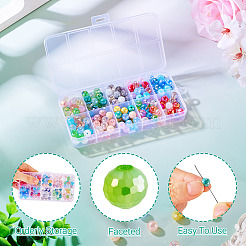 200Pcs 10 Colors Electroplate Glass Bead Sets&nbsp;GLAA-TA0002-80