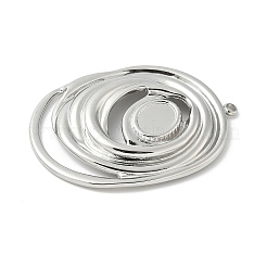 304 Stainless Steel Pendant Cabochon Settings&nbsp;LS-STAS-L293-01P
